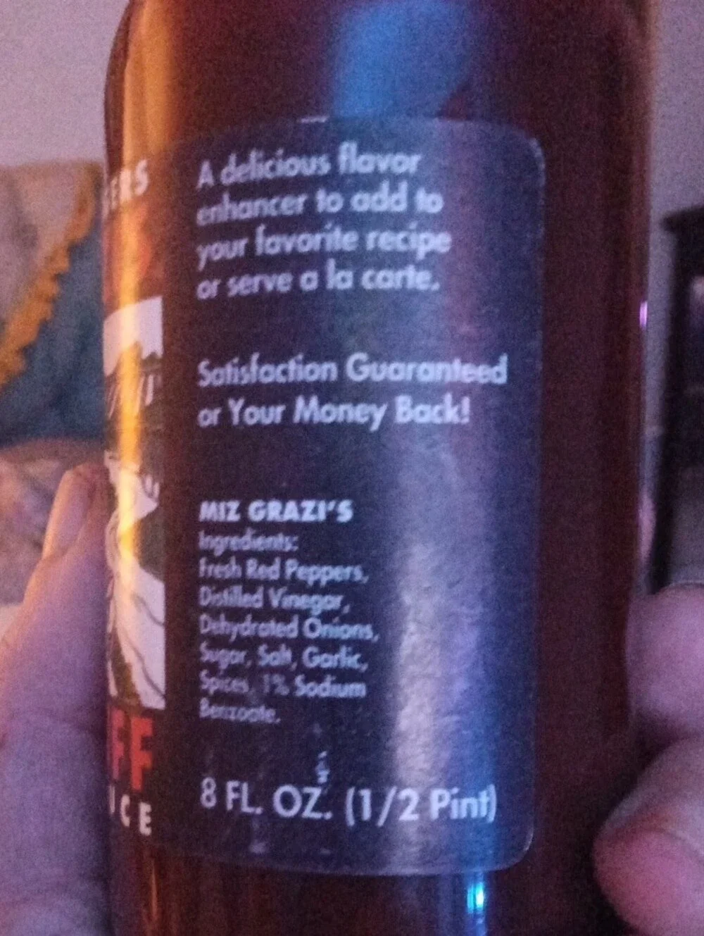 Mizgrazi's Hot Stuff Pepper Sauce - Red & Black Label